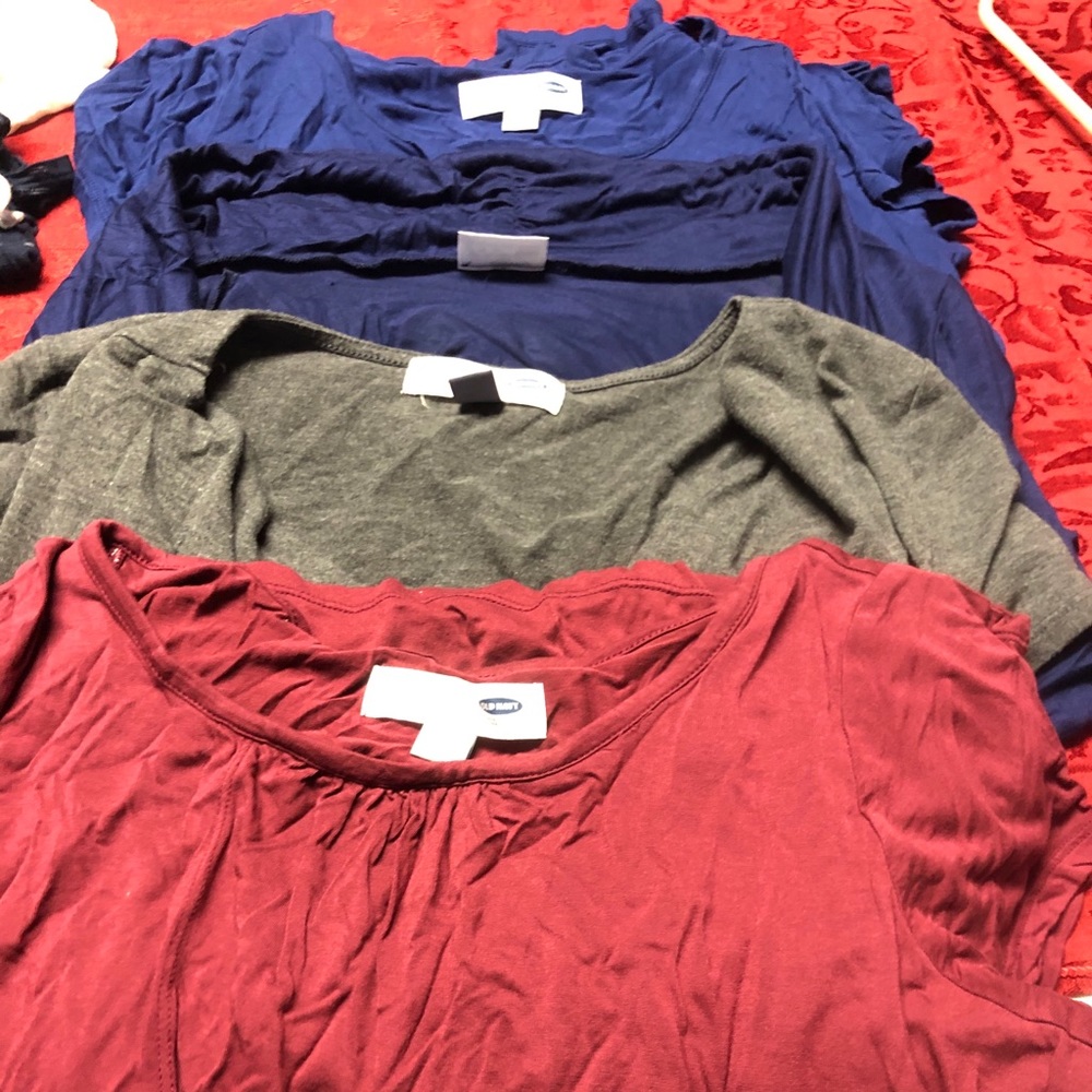 Maternity/nursing shirt lot